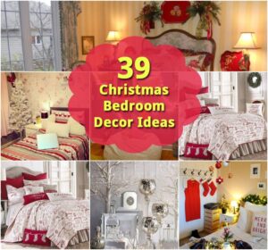 39 Graceful Christmas Bedroom Decor Ideas - Homeoholic