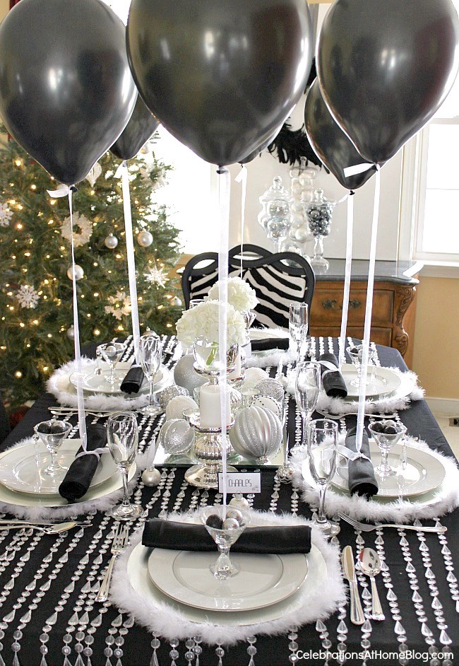New Years Eve Table Decorations