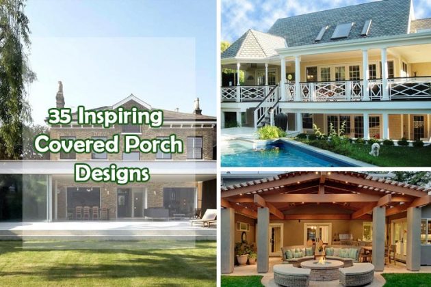 35 Inspiring Covered Porch Designs for Your Outdoor Space - Homeoholic