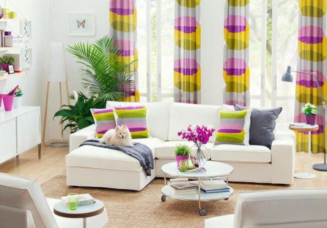Curtain Ideas for Small Living Room