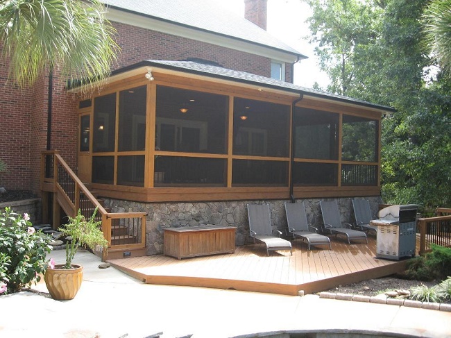 Covered Patios Attached to House
